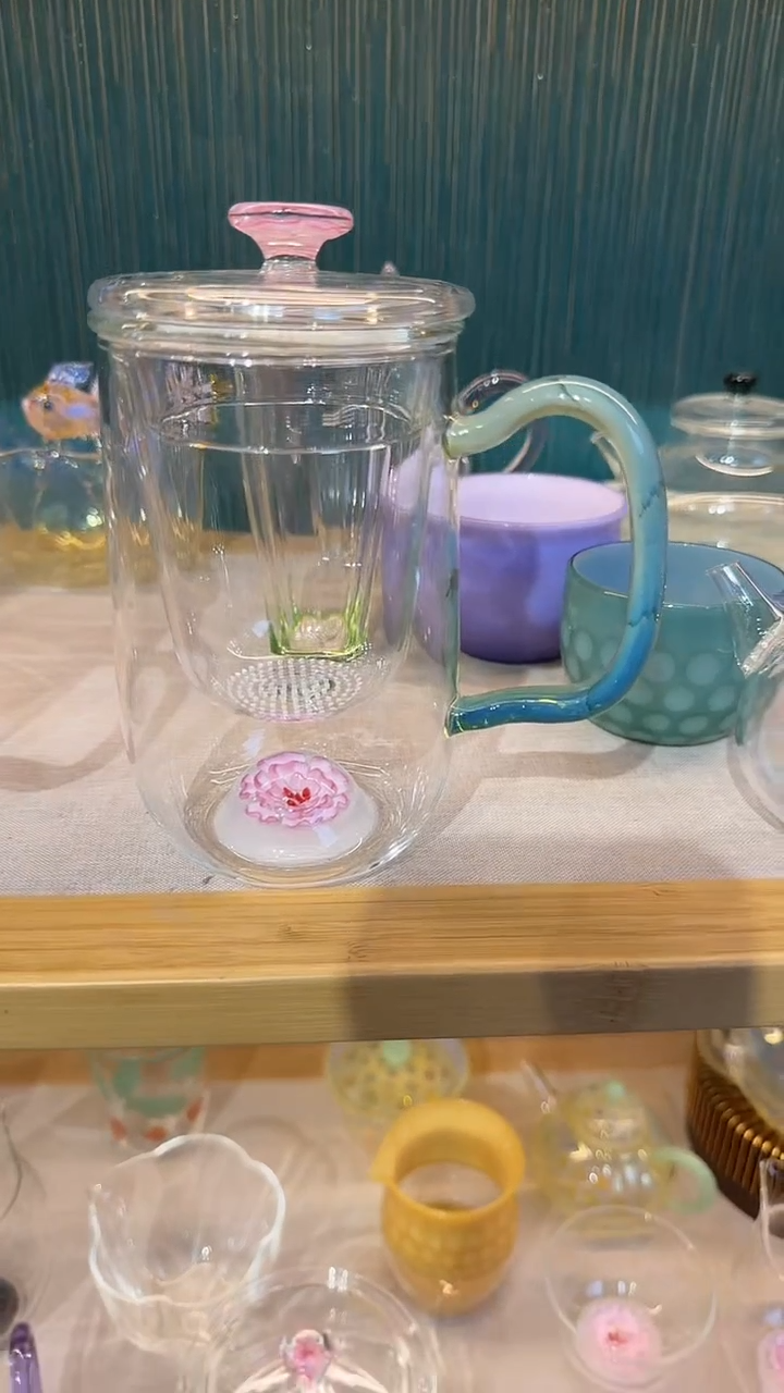 禾器绿玛瑙三件杯     