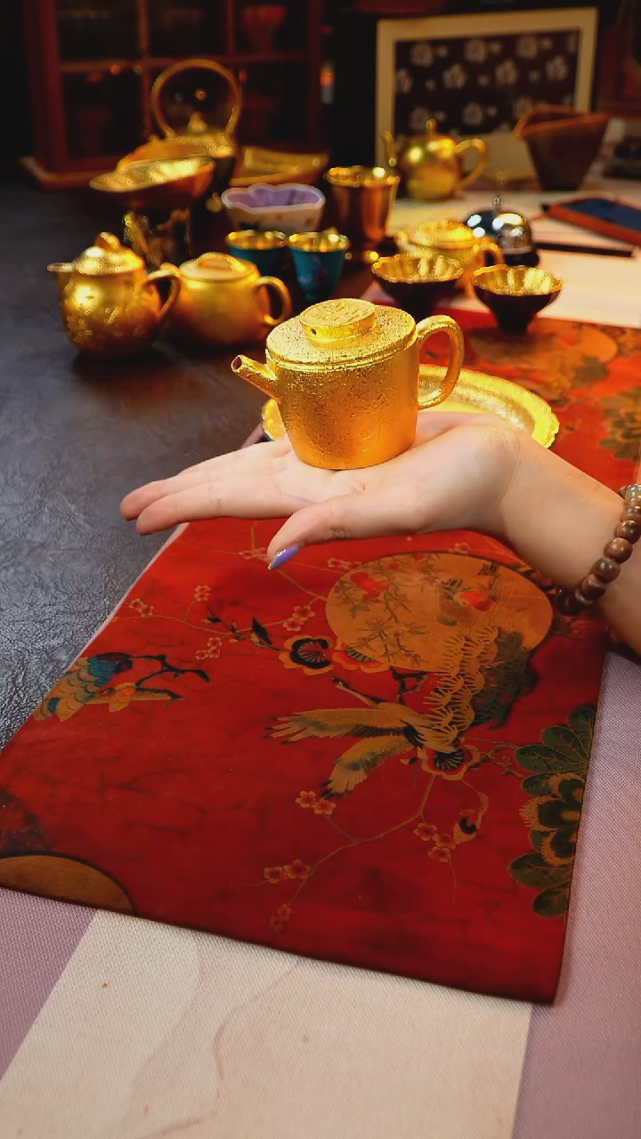 茶杯紫砂【宜景窑系列】金壶