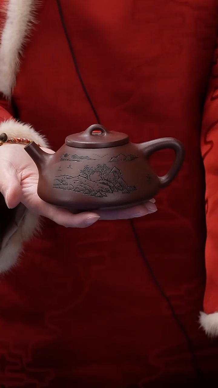 茶壶紫砂B1227GMD920（多样性发其一）石瓢