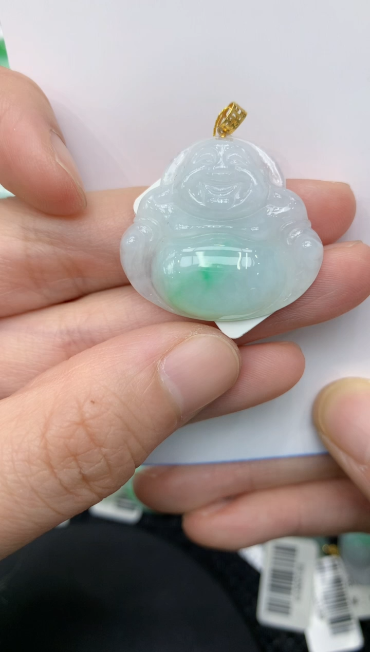 【闪购商品】翡翠颈饰18K金镶嵌11111111