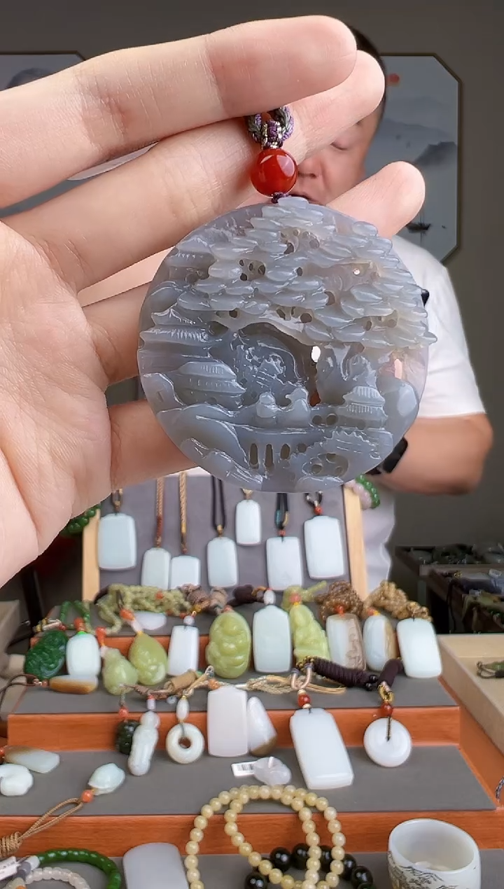 颈饰未镶嵌和田玉多样性发货 拍一单发一个