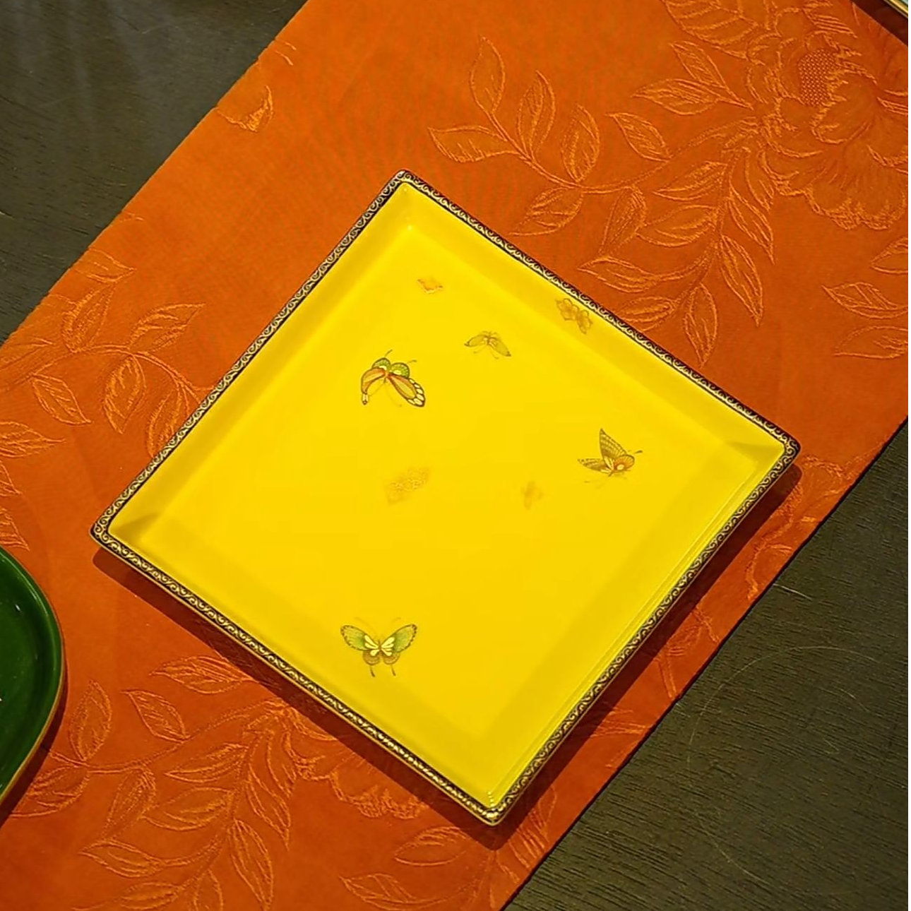 【叁山】帝王黄-华隐堂-四方壶承-直径14cm（华隐S1135）