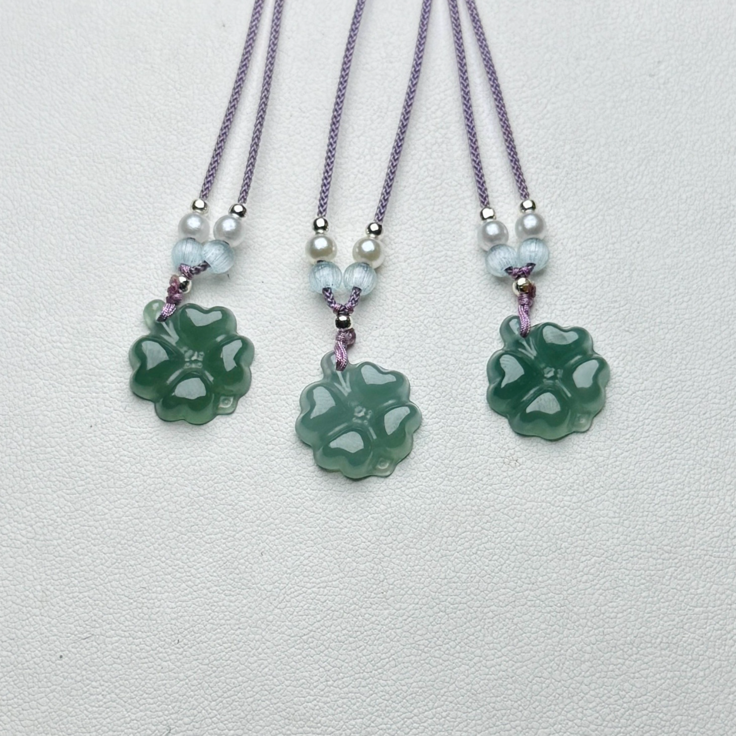 天然A货翡翠四叶草JS-JX862（多样性发货一个）