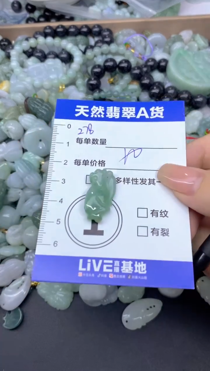 颈饰未镶嵌翡翠天然翡翠A货批量多样性发一件