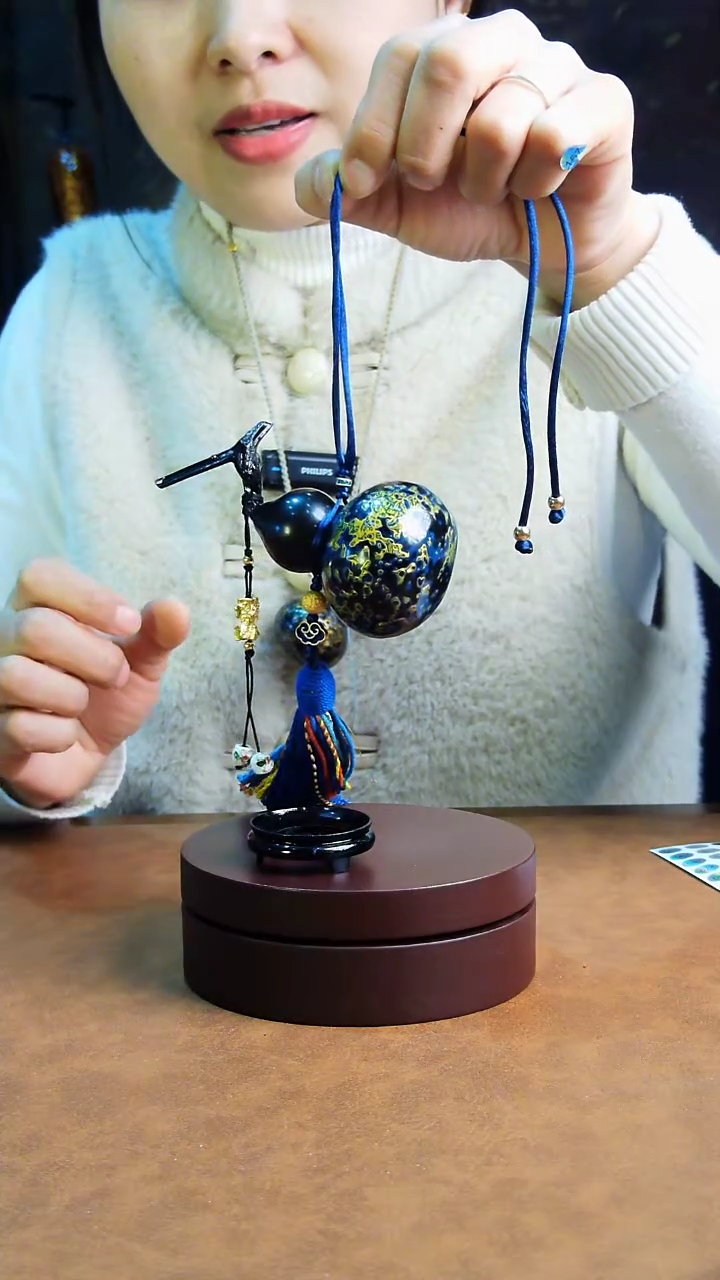【闪购商品】231直播一物一图大漆酒葫芦送底座送挂绳