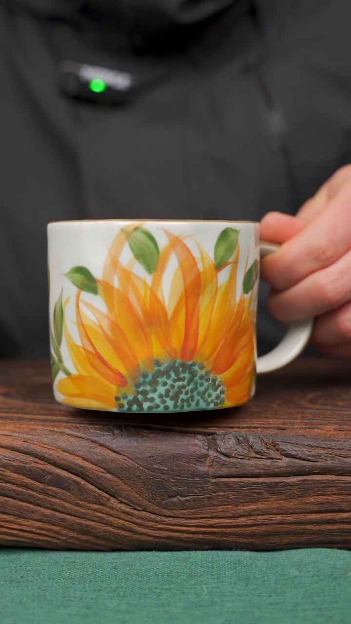 【闪购商品】瓷片68寻一缕瓷香杯釉下手工手绘瓷器