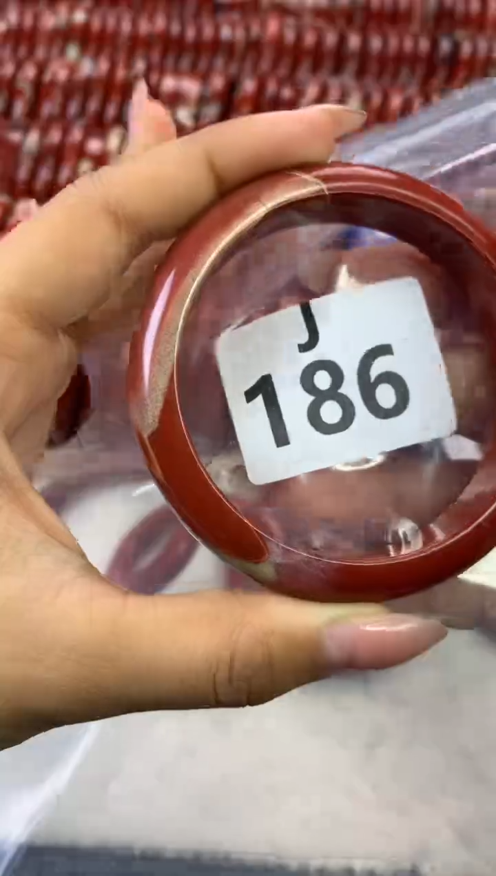 【闪购商品】碧石红碧石手镯未镶嵌186-59