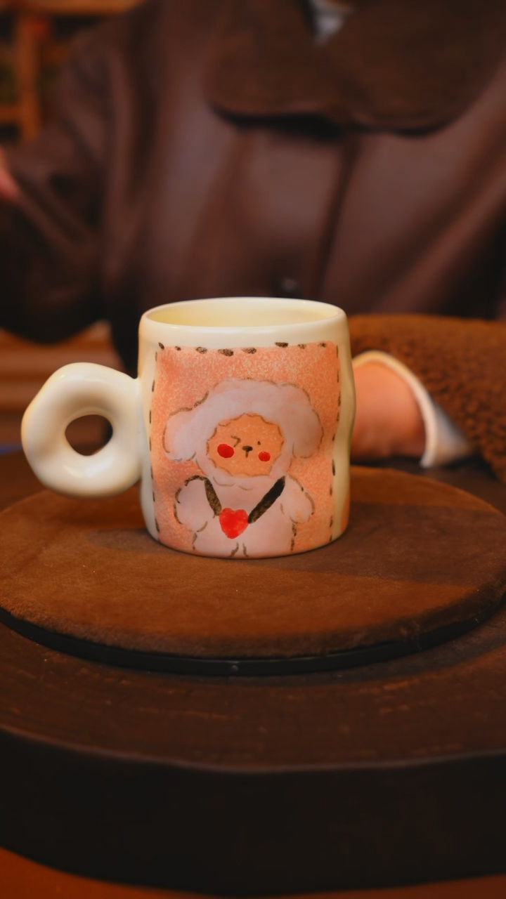 【闪购商品】瓷片景德镇手绘瓷器高温釉下彩----