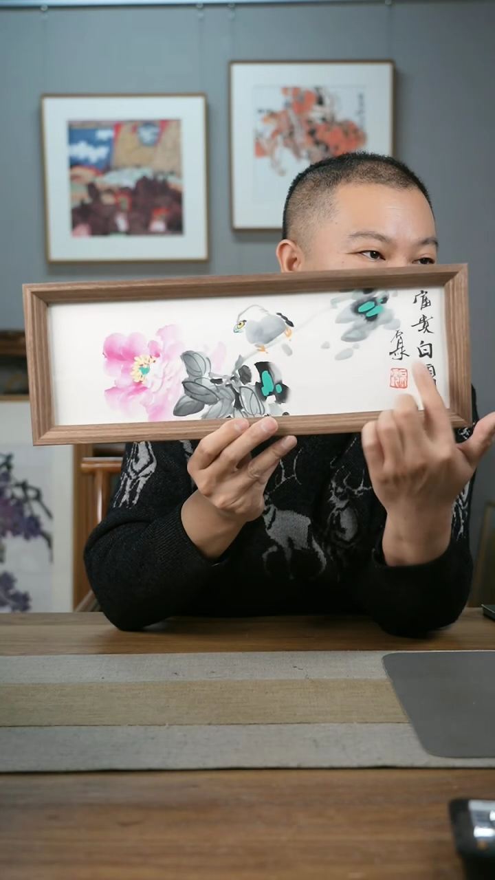 【闪购商品】书法协会会员老师带框作品-手书/绘同款作品