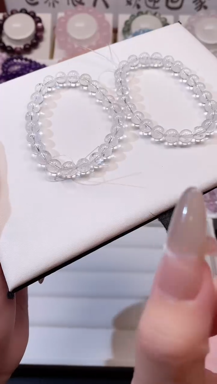 【闪购商品】水晶手串未镶嵌白阿赛