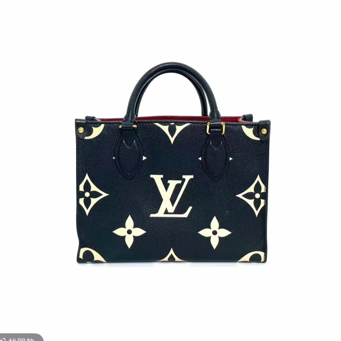 99新 LouisVuitton/路易威登 【安则专属】熊猫色小号onthego包