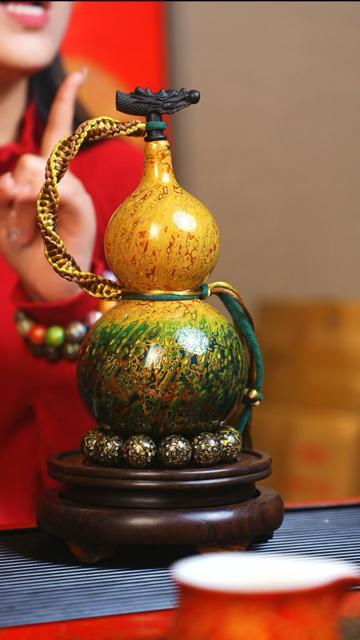 【闪购商品】JQ211大师姐臻选非遗大漆酒葫芦