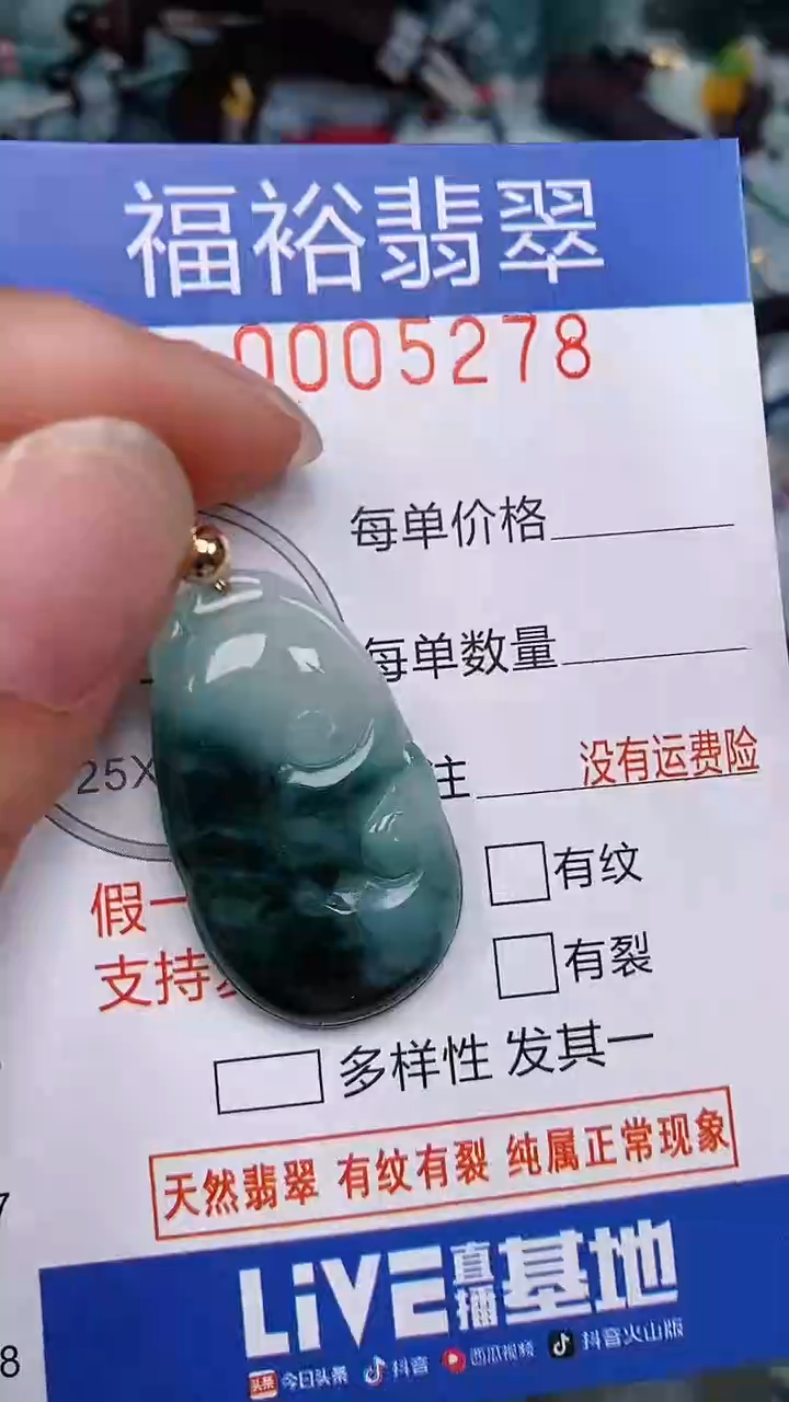 翡翠未镶嵌颈饰...0005278