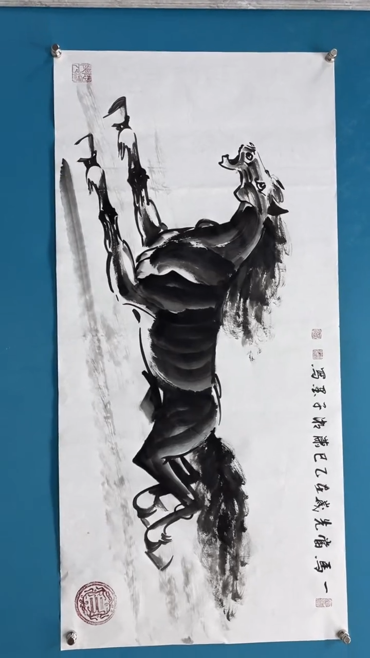 【闪购商品】绘画邓志标骏马系列5