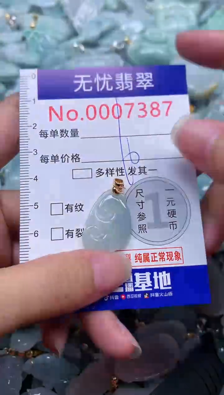 颈饰未镶嵌翡翠7387
