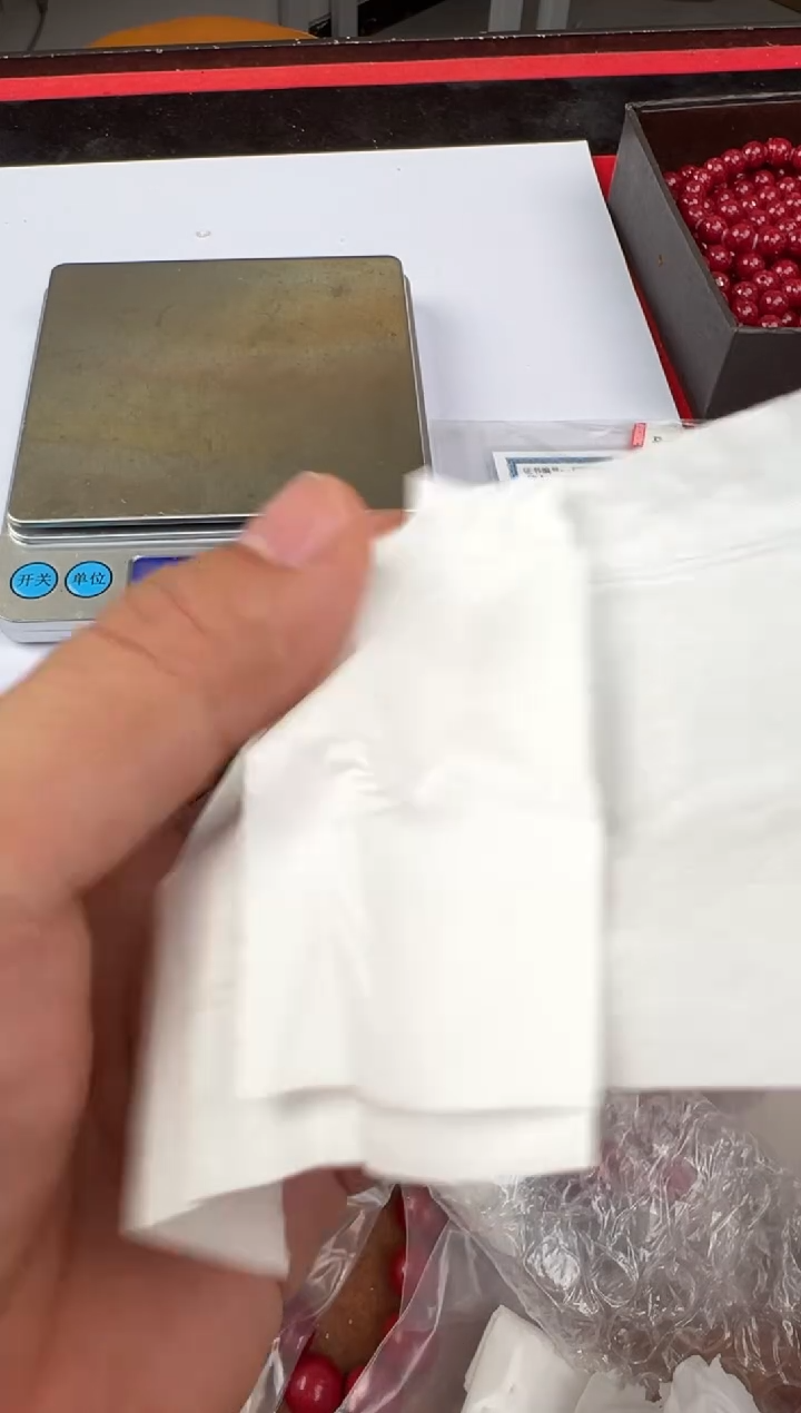 天然辰砂16mm晶体单珠