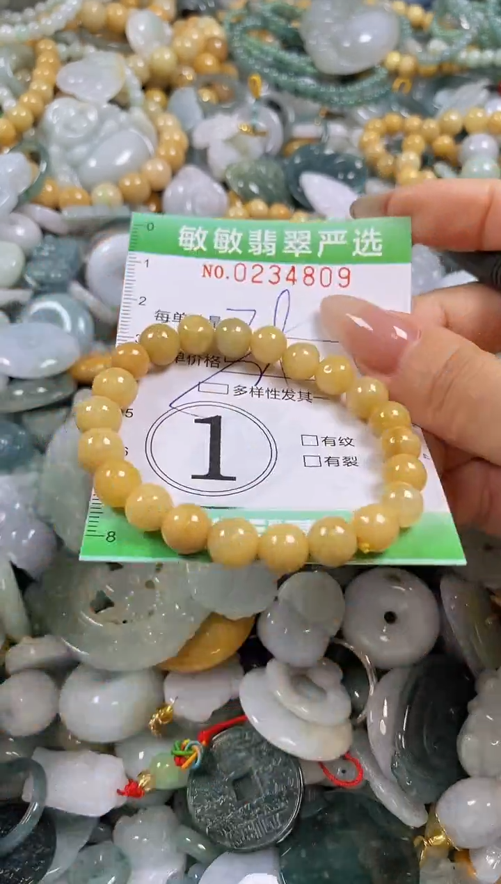 翡翠未镶嵌颈饰闪购0234809多样性发其一