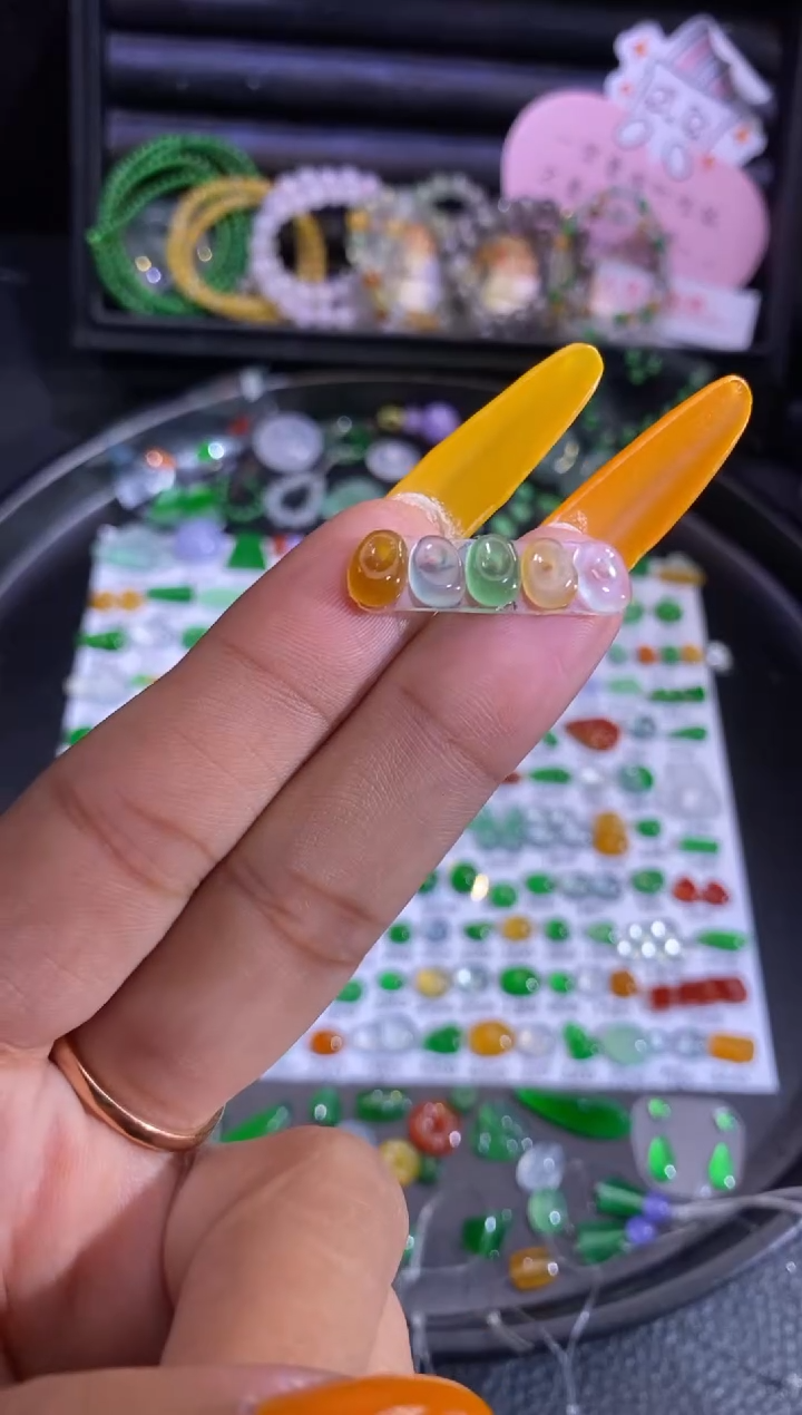 未镶嵌挂件翡翠扣子