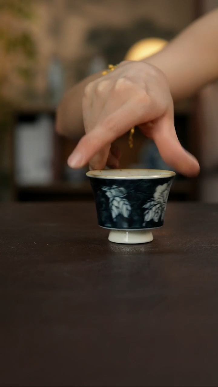 杯景德镇陶瓷杯碗柴烧多人