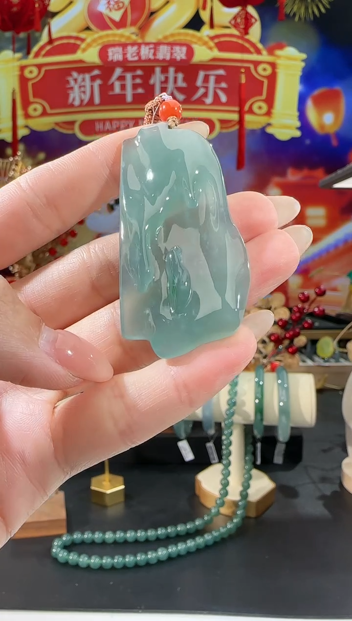 【闪购商品】翡翠吊坠(不含链)未镶嵌悟道