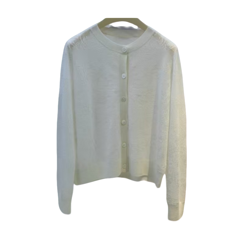 L·W/画而诗春季百搭气质新款长袖女针织衫LBE54209