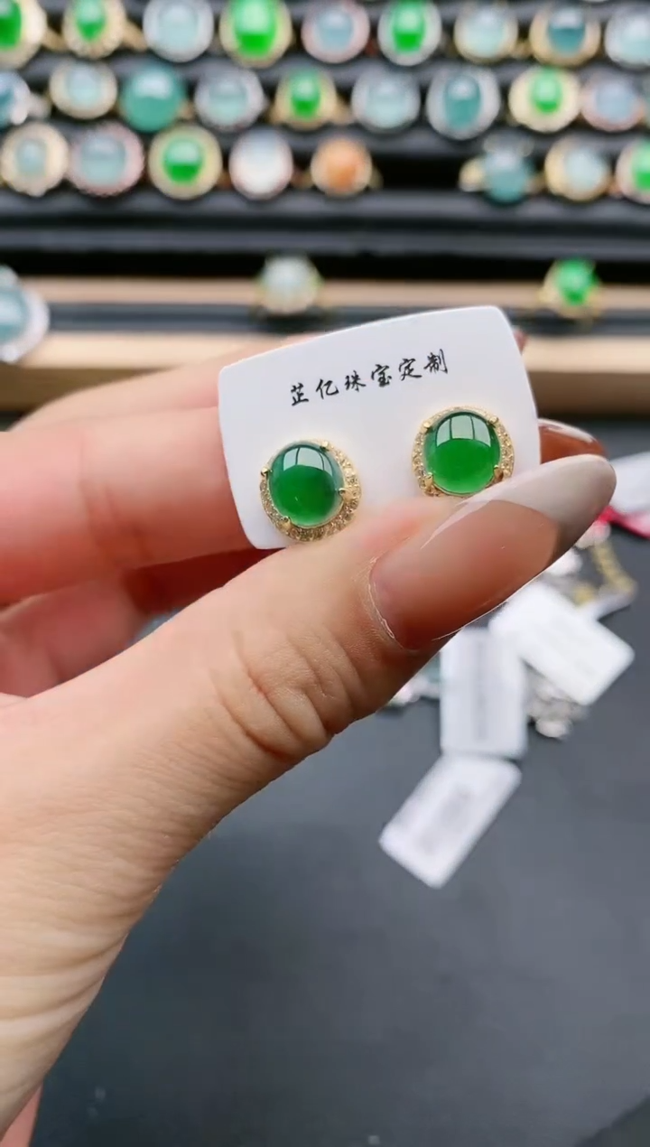 【闪购商品】翡翠戒指银S925镶嵌11111