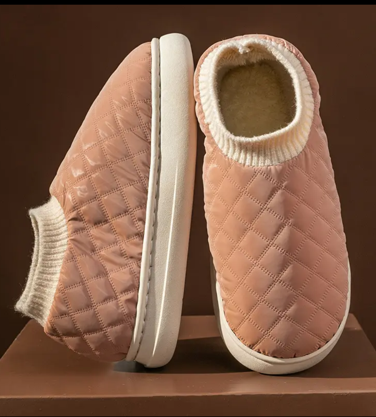 女包跟棉拖鞋新款冬天棉鞋加厚保暖月子鞋防水外穿厚底棉拖鞋男士