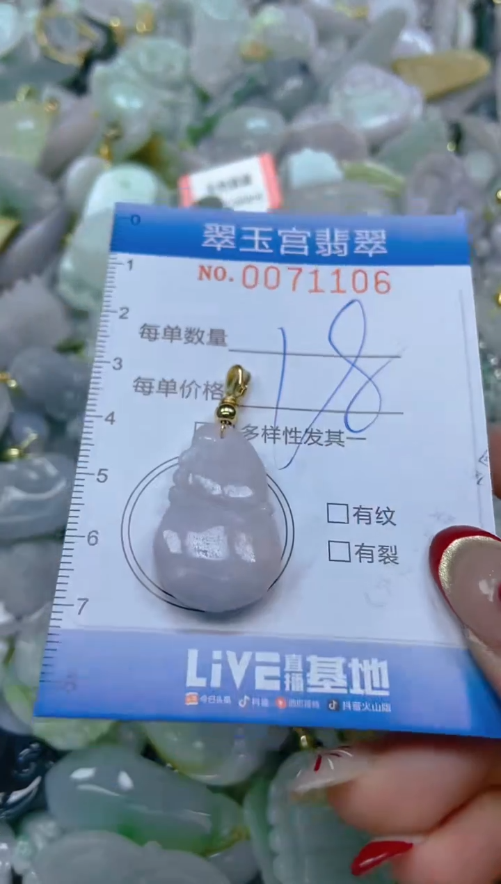 【闪购商品】翡翠颈饰未镶嵌闪购0071106