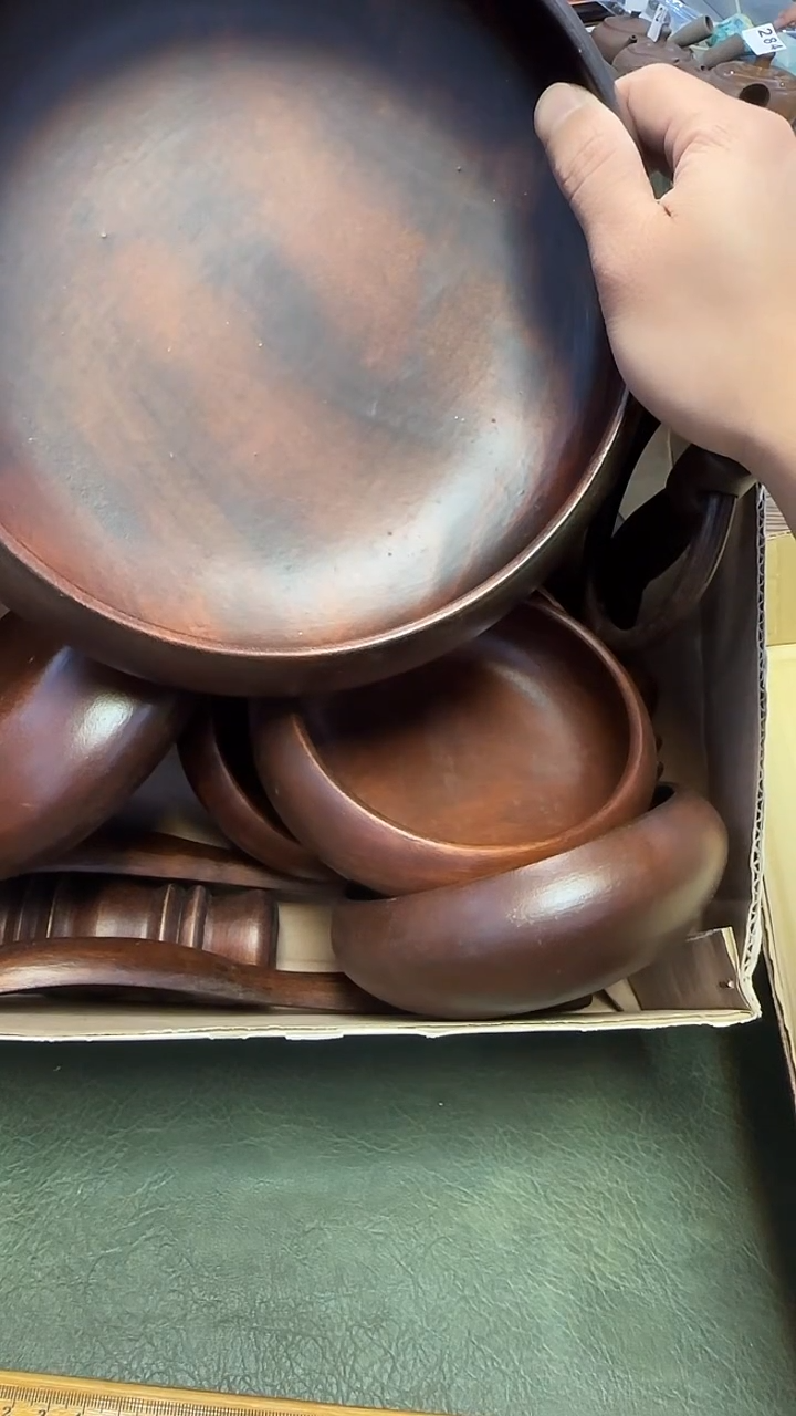 456木的一大五小钵2料壶