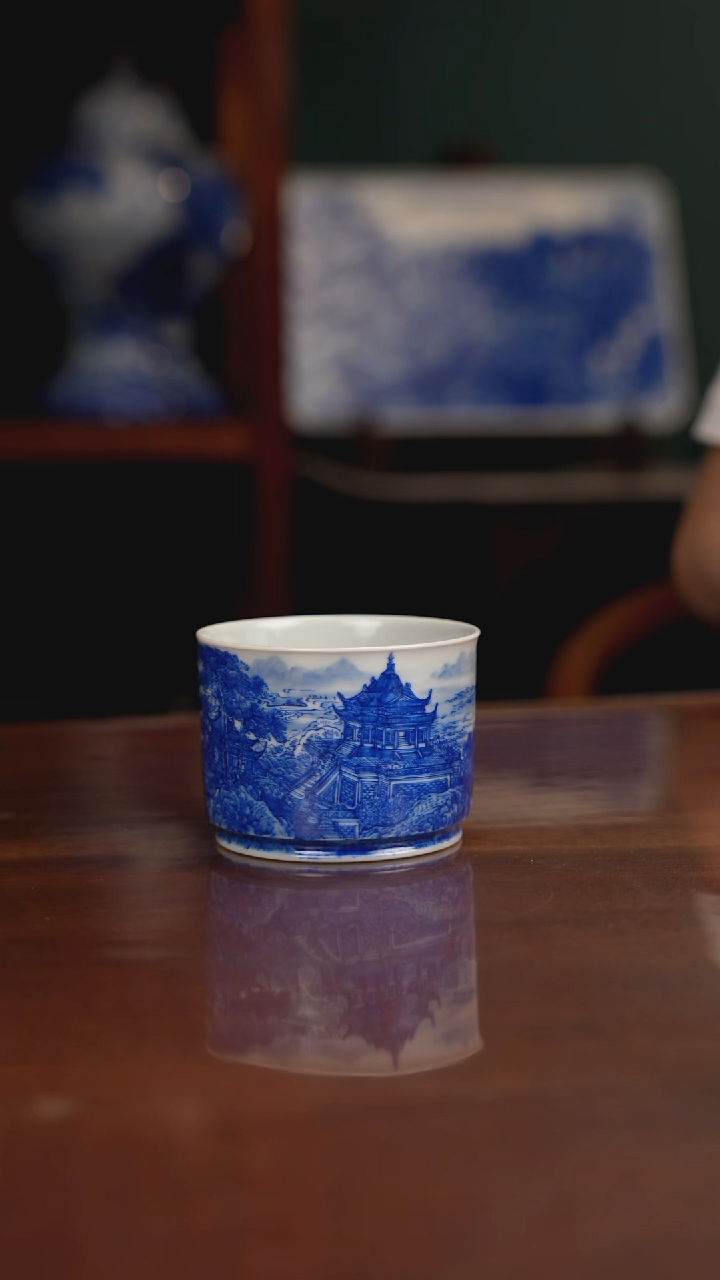 自成堂柴窑 楼阁主人杯