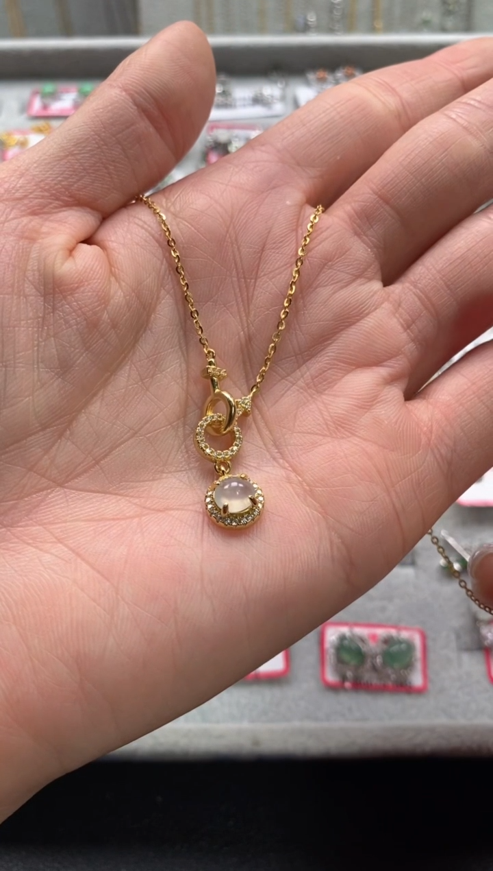 【闪购商品】翡翠戒指银S925镶嵌11111--1