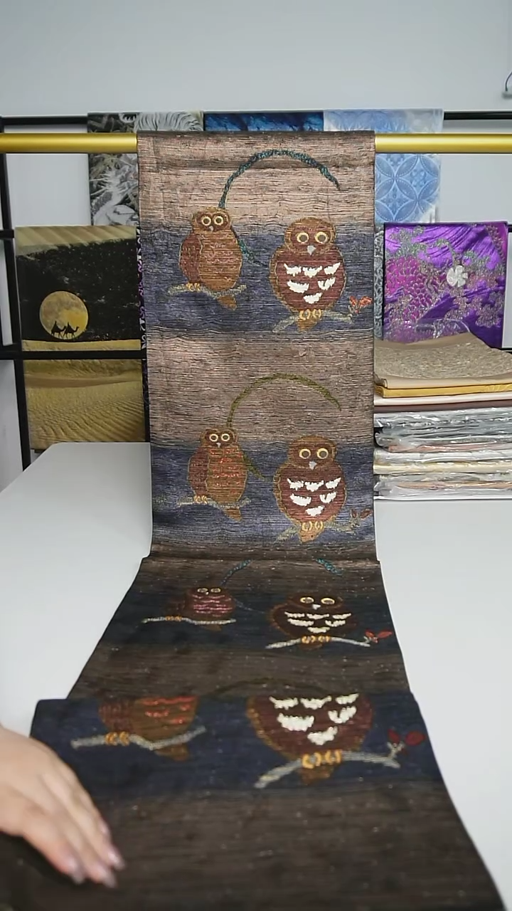 织绣110 六通沙罗猫头鹰