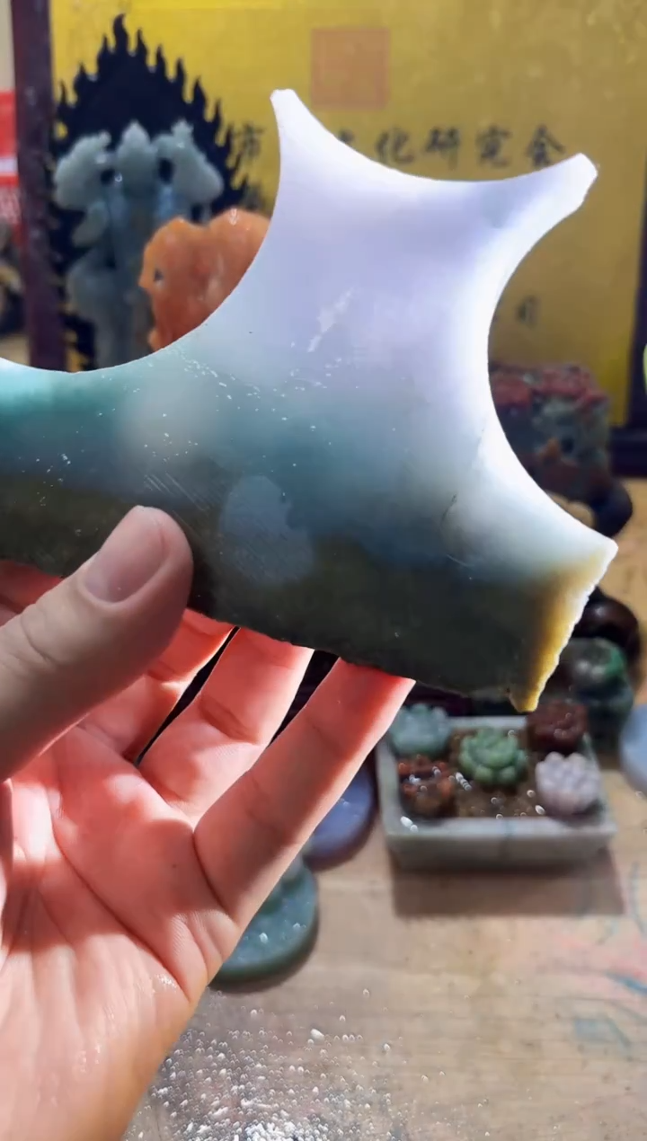 未镶嵌挂件翡翠A货常星8135