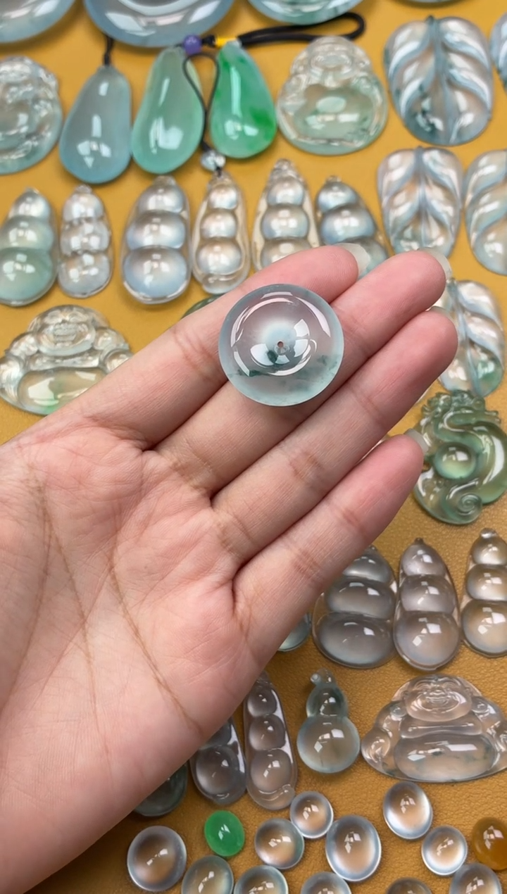 吊坠(不含链)未镶嵌翡翠22 平安扣 24.8 6.3