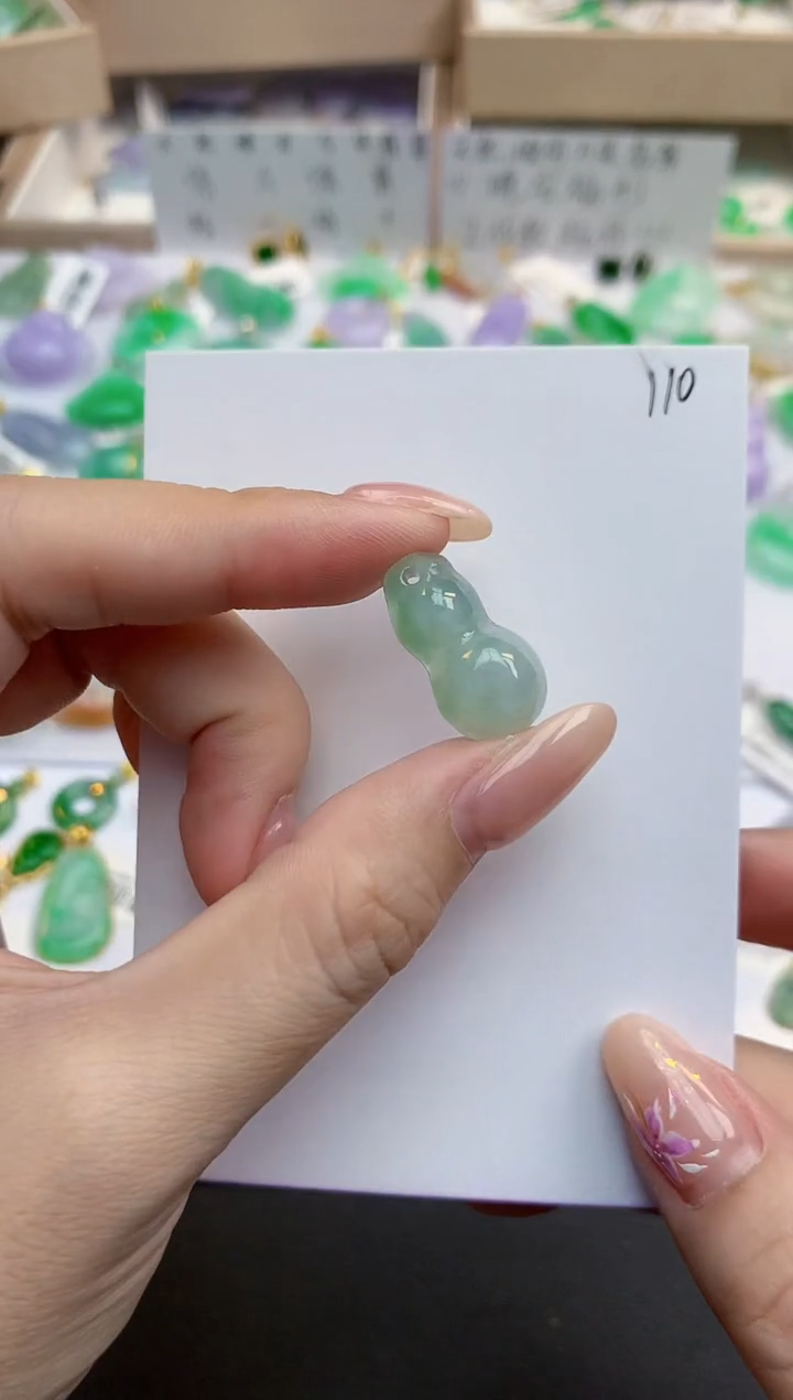 颈饰未镶嵌翡翠天然缅甸A货翡翠