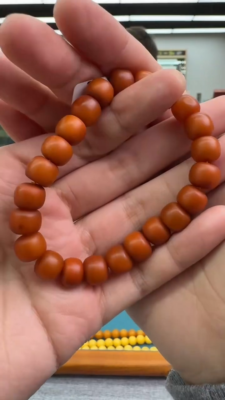 【闪购商品】琥珀手串未镶嵌秒拍号391