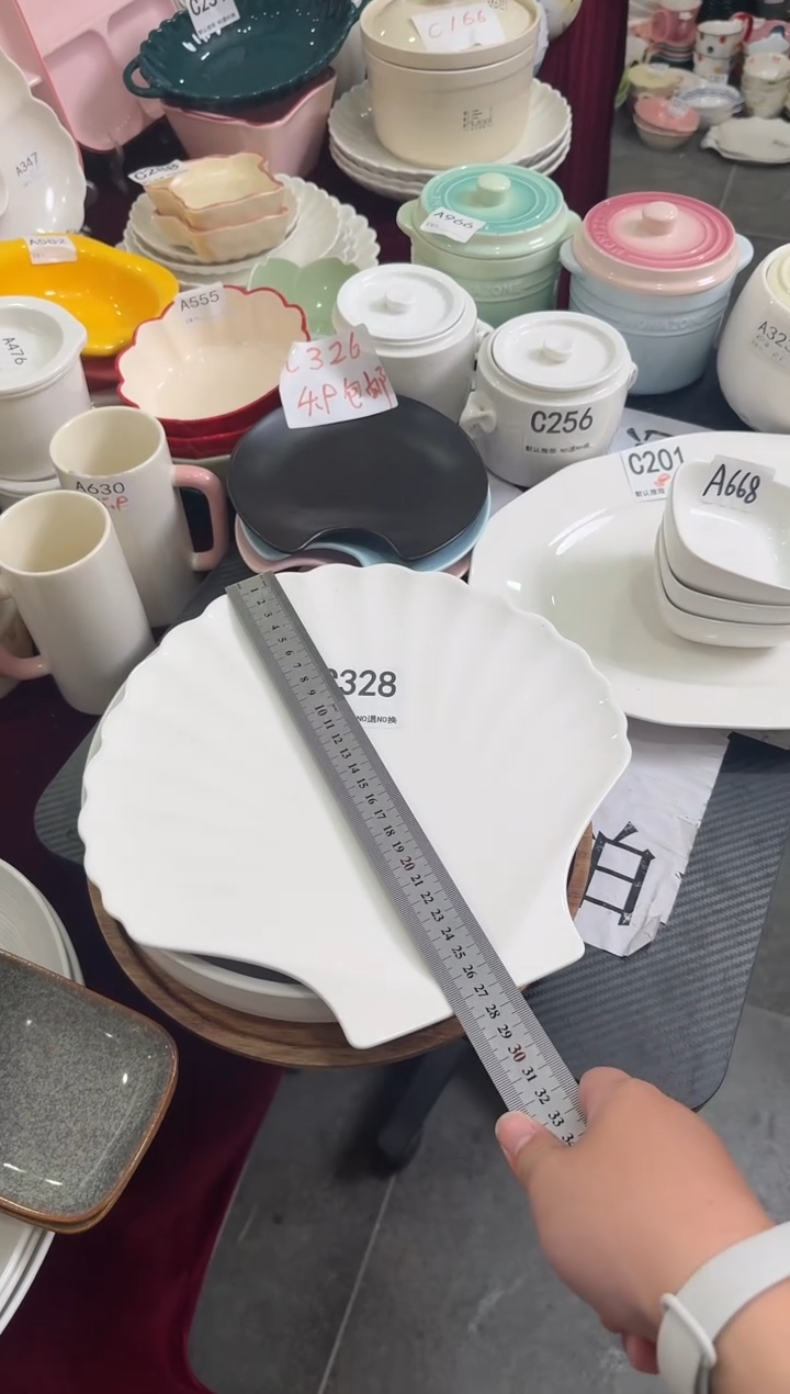摆件陶C328 陶瓷餐具库存微瑕介意勿拍