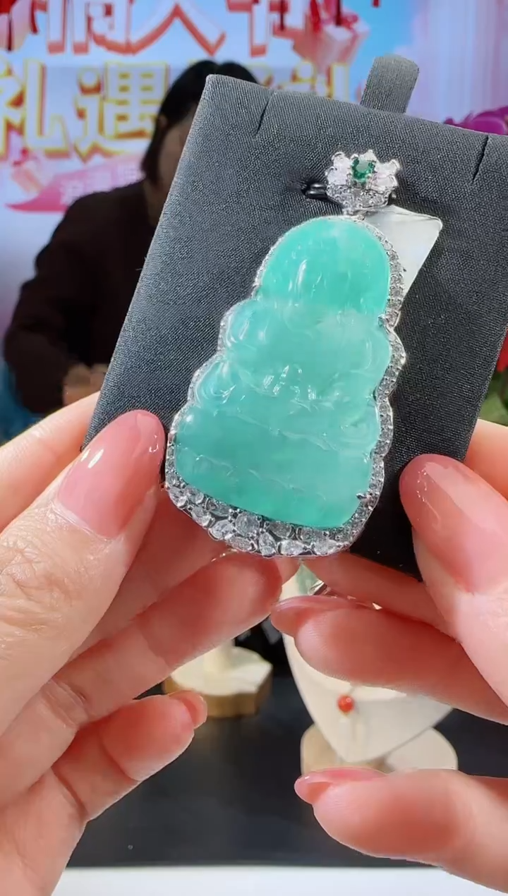 【闪购商品】翡翠吊坠(不含链)合金度母多样性发一