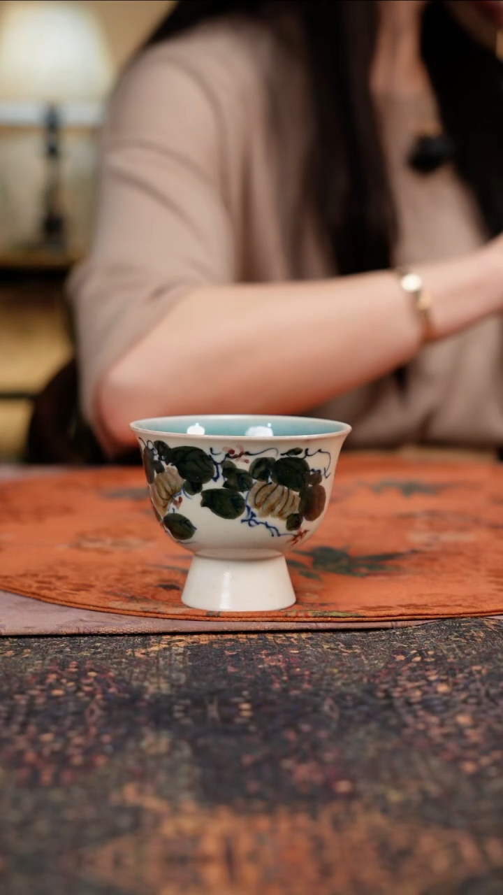 杯景德镇陶瓷杯碗柴烧多人