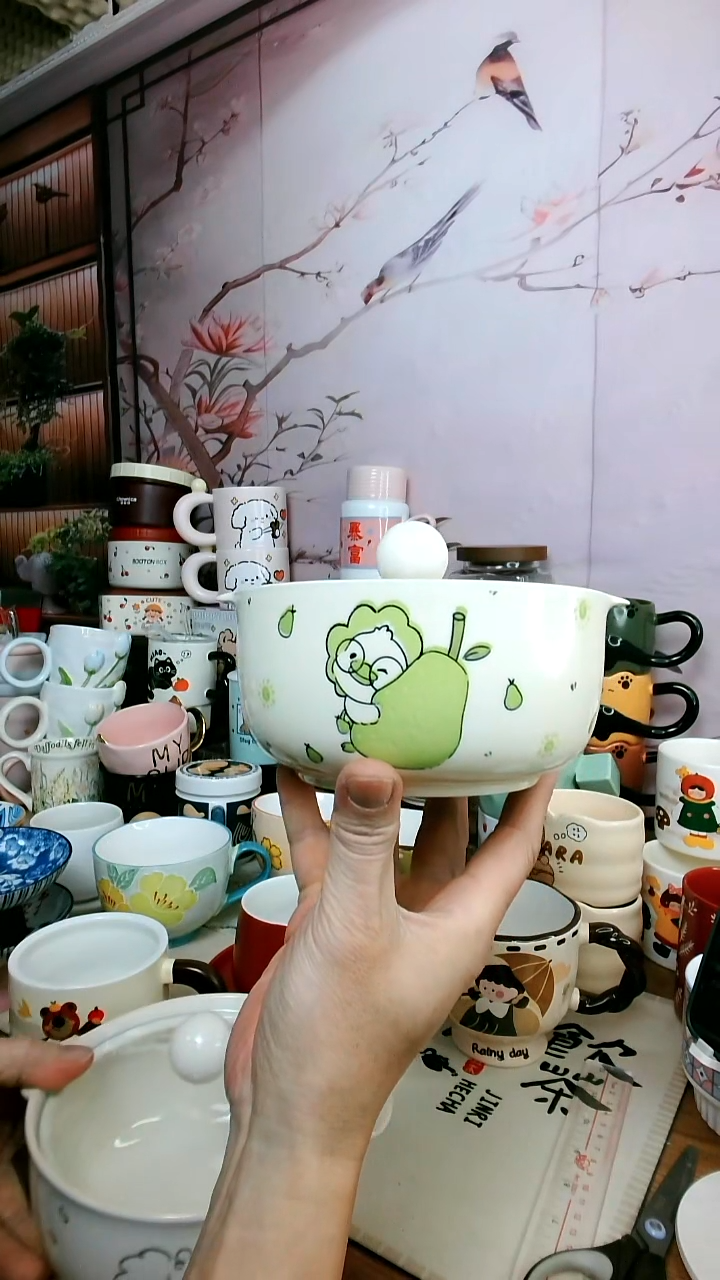 陶【新品上新】鸭梨泡面碗