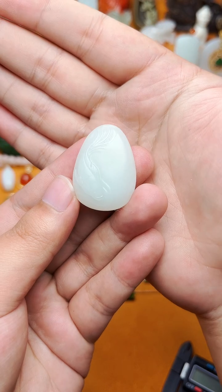 【闪购商品】和田玉颈饰未镶嵌鱼