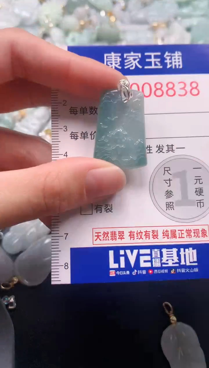 颈饰未镶嵌翡翠8838