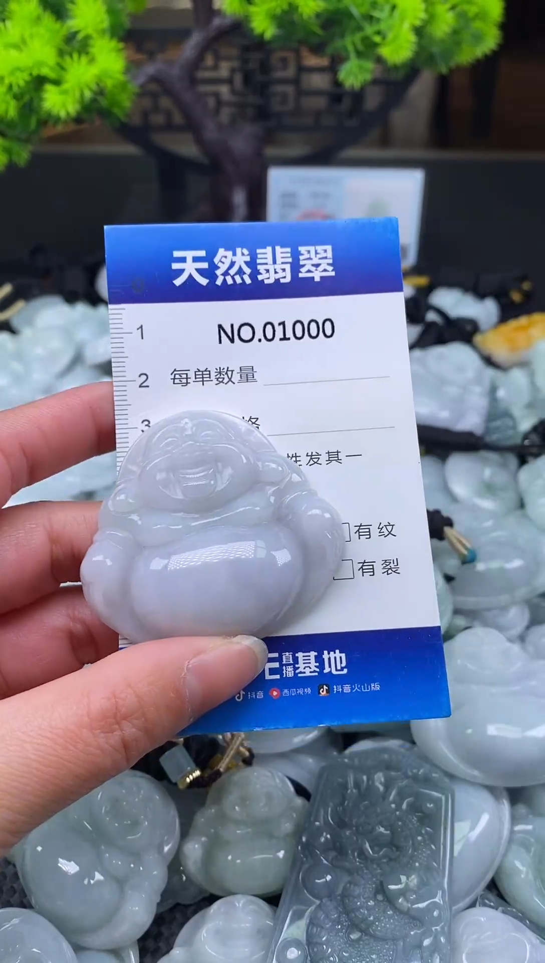 未镶嵌挂件翡翠天然缅甸翡翠1000