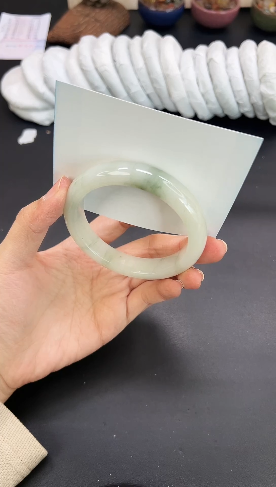 未镶嵌手镯石英质玉A269-59`60