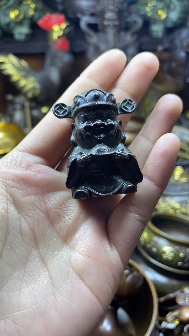 闪购链接，点击下单，有运费险，铜摆件