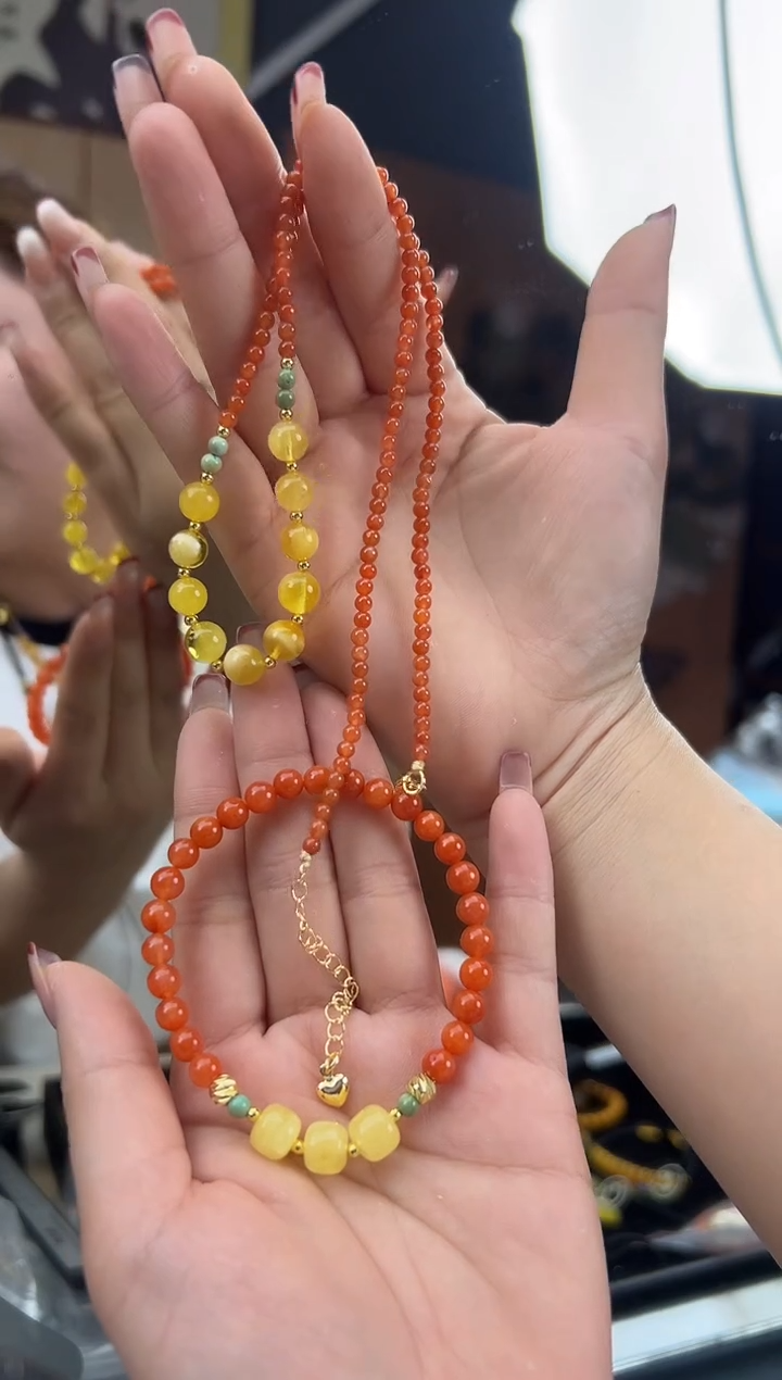 【闪购商品】琥珀裸石未镶嵌蜜蜡套装