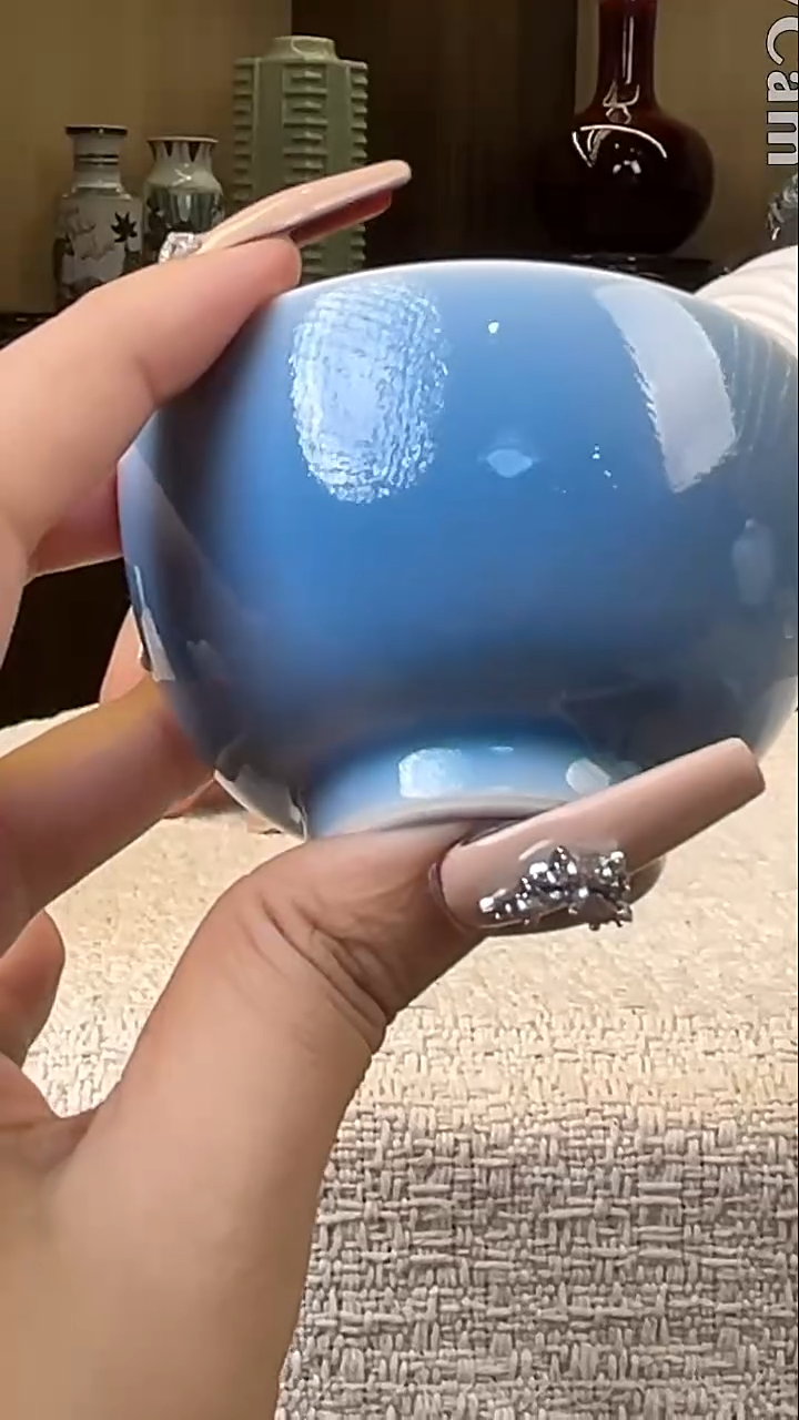 瓷片景德镇毛仔柴窑杯