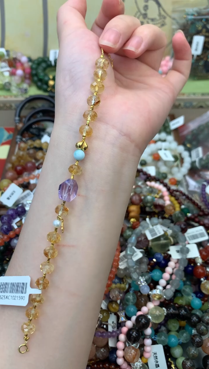 未镶嵌手链黄晶298