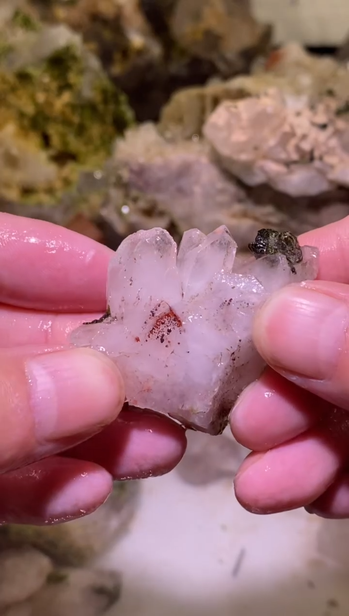 未镶嵌珠宝半成品水晶48号四川美姑超七花园水晶