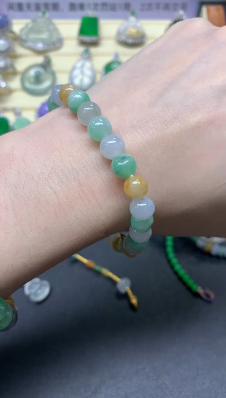 【闪购商品】翡翠手串未镶嵌手串|400+40
